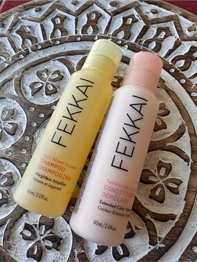 Fekkai Travel Size Shampoo & Conditioner Set 2oz Salon Bundlw